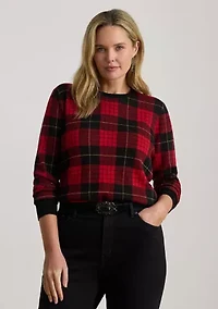 Plus Plaid Sweater