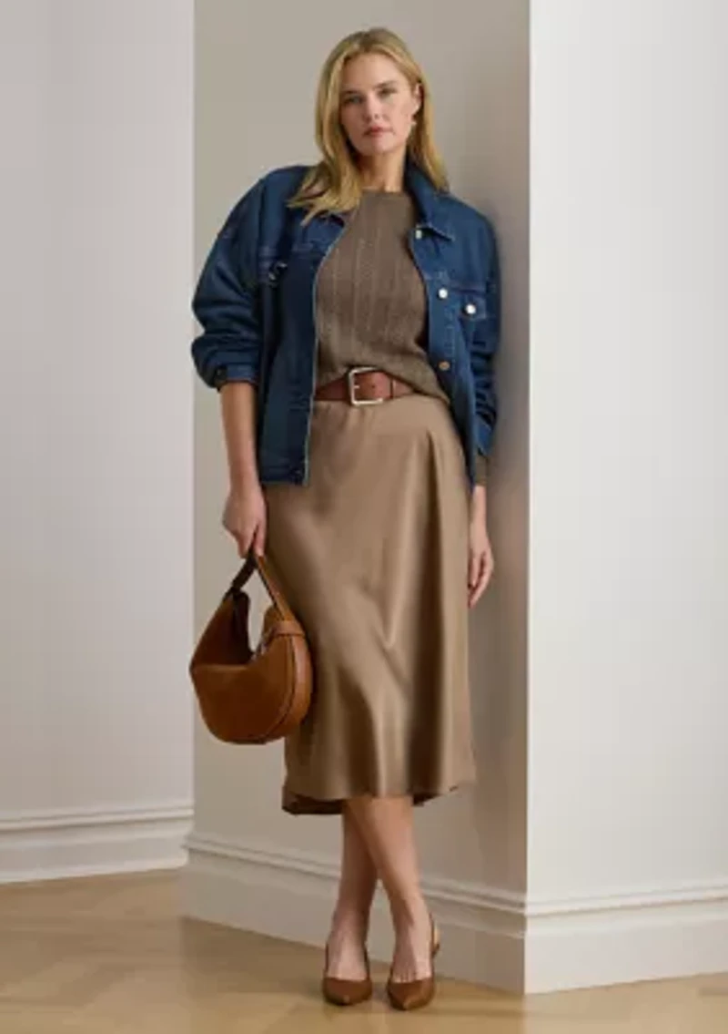 Plus Denim Trucker Jacket