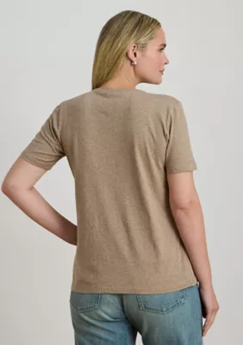 Plus  Stretch Cotton T-Shirt