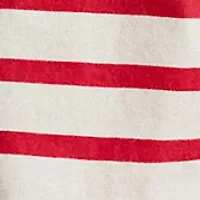 Women's Striped Embroidered-Logo Jersey T-Shirt