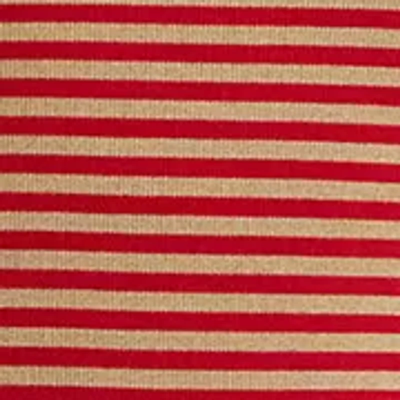 Women's Striped Cotton-Blend Ribbed T-Shirt Dress