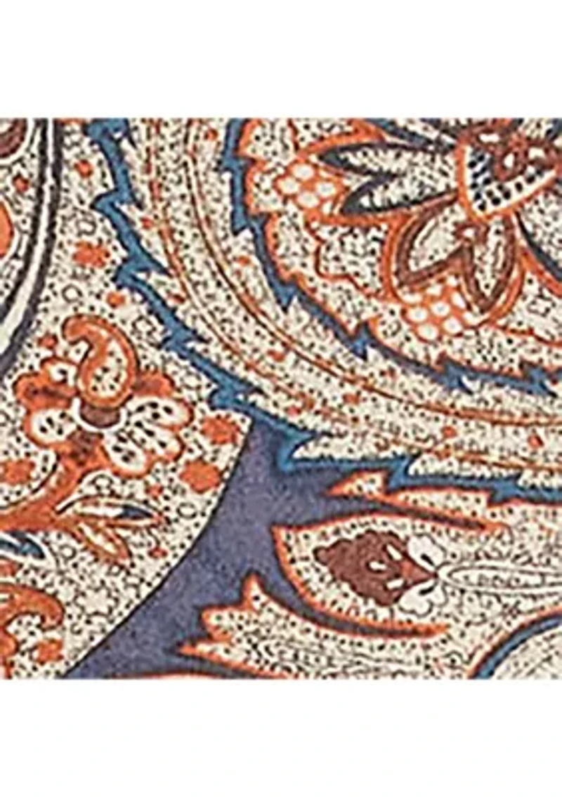 Women's Classic Fit Paisley Crepe Shirt