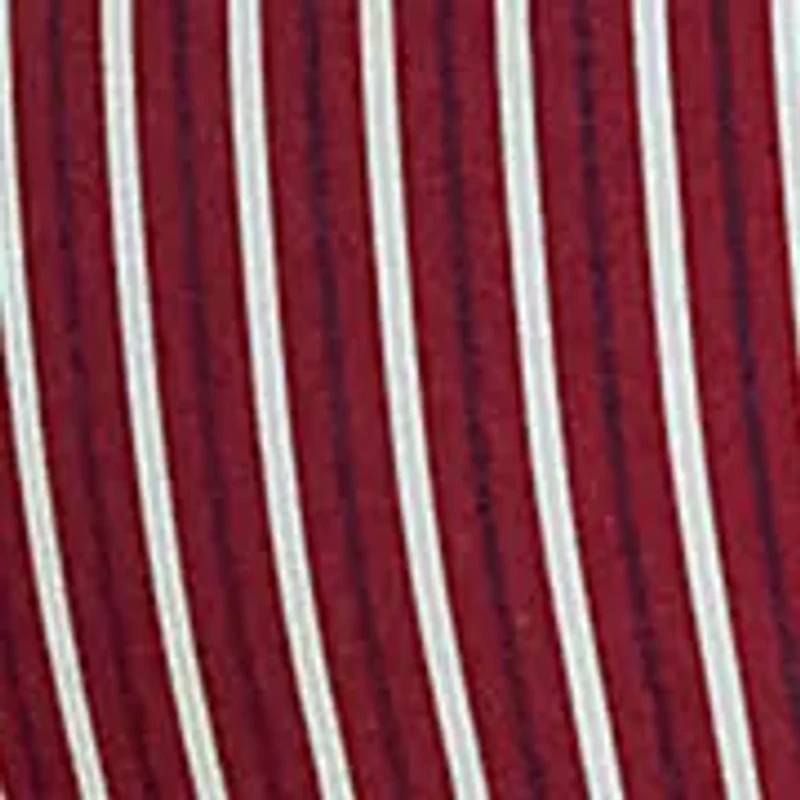 Plus Striped Cotton Broadcloth Tie-Neck Shirt