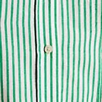 Women's Striped Pleated Broadcloth Shirtdress