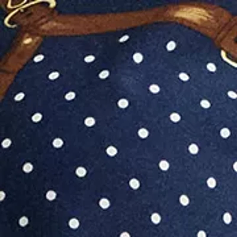 Women's Relaxed Fit Belting and Polka-Dot Shirt