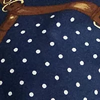 Women's Relaxed Fit Belting and Polka-Dot Shirt