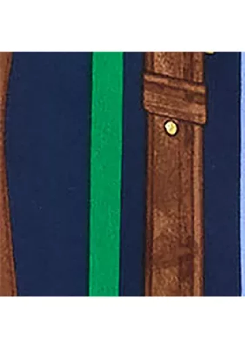 Women's Relaxed Fit Belting and Polka-Dot Shirt