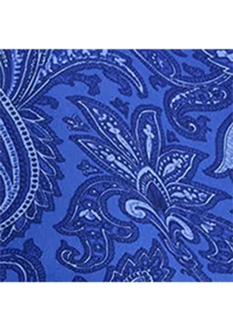 Relaxed Fit Paisley Crepe Shirt