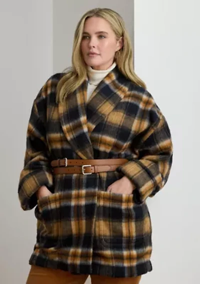 Plus Darda Cozy Wool Unlined Poncho