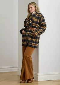 Plus Darda Cozy Wool Unlined Poncho