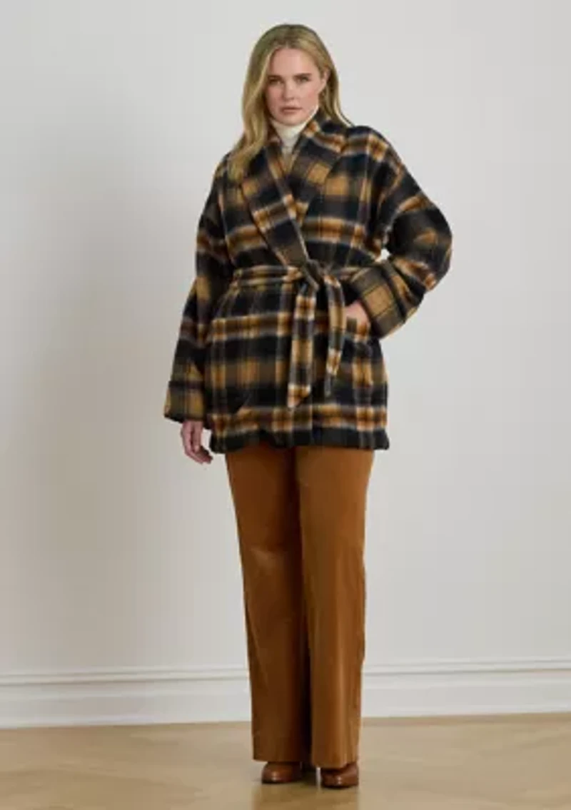 Plus Darda Cozy Wool Unlined Poncho