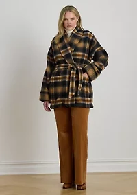 Plus Darda Cozy Wool Unlined Poncho