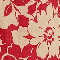 Relaxed Fit Floral Linen Shirt