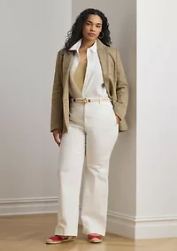 Women's Linen Herringbone Blazer