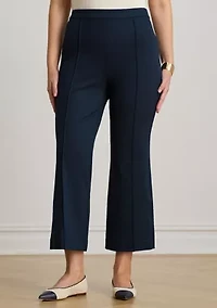 Women's Twill Flare Ankle Pants