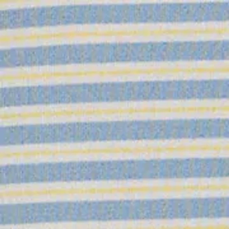 Women's Striped Rib-Knit Stretch Cotton T-Shirt