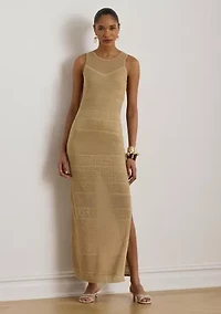 Women's Pointelle-Knit Sleeveless Gown