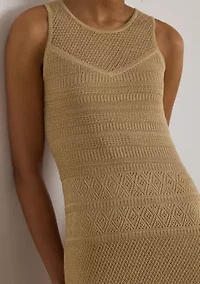 Women's Pointelle-Knit Sleeveless Gown