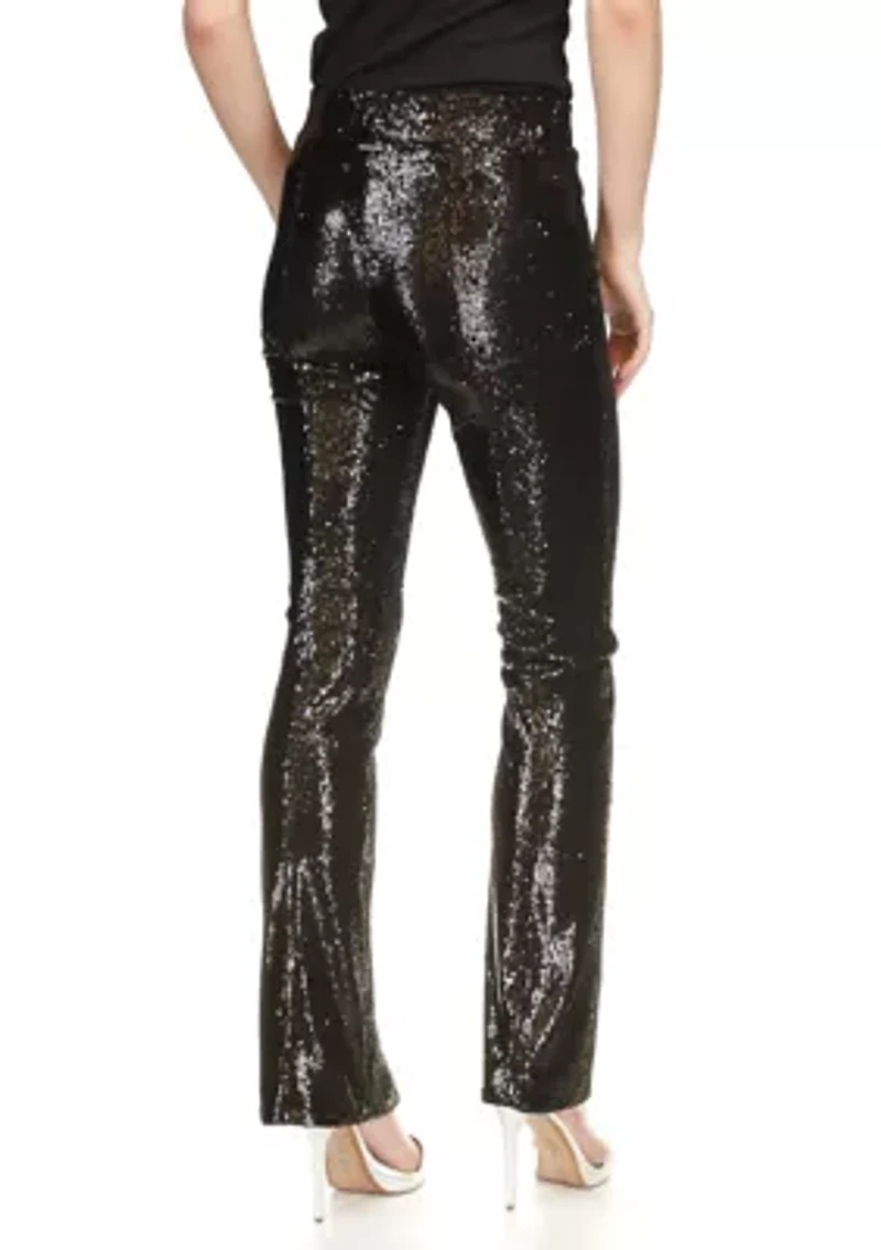 Women's Split Hem Sequin Pants