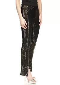 Women's Split Hem Sequin Pants