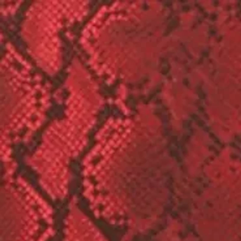 Women's Ruched Snakeskin Knit Top