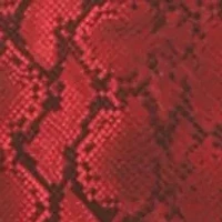 Women's Ruched Snakeskin Knit Top