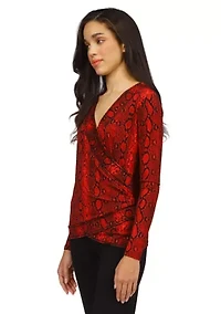 Women's Crossover Border Top
