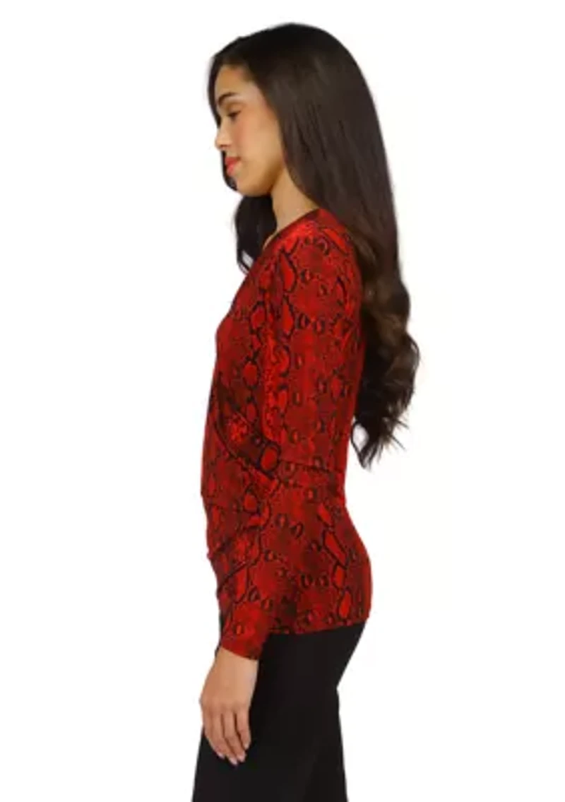 Women's Crossover Border Top