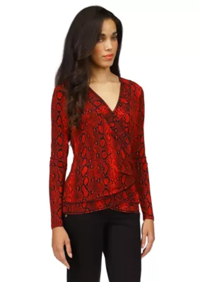 Women's Crossover Border Top