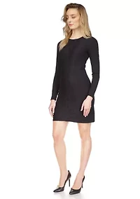 Women's Lace Inset Mini Dress