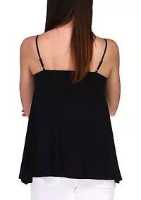 Petite Sleeveless Sixties Floral Top