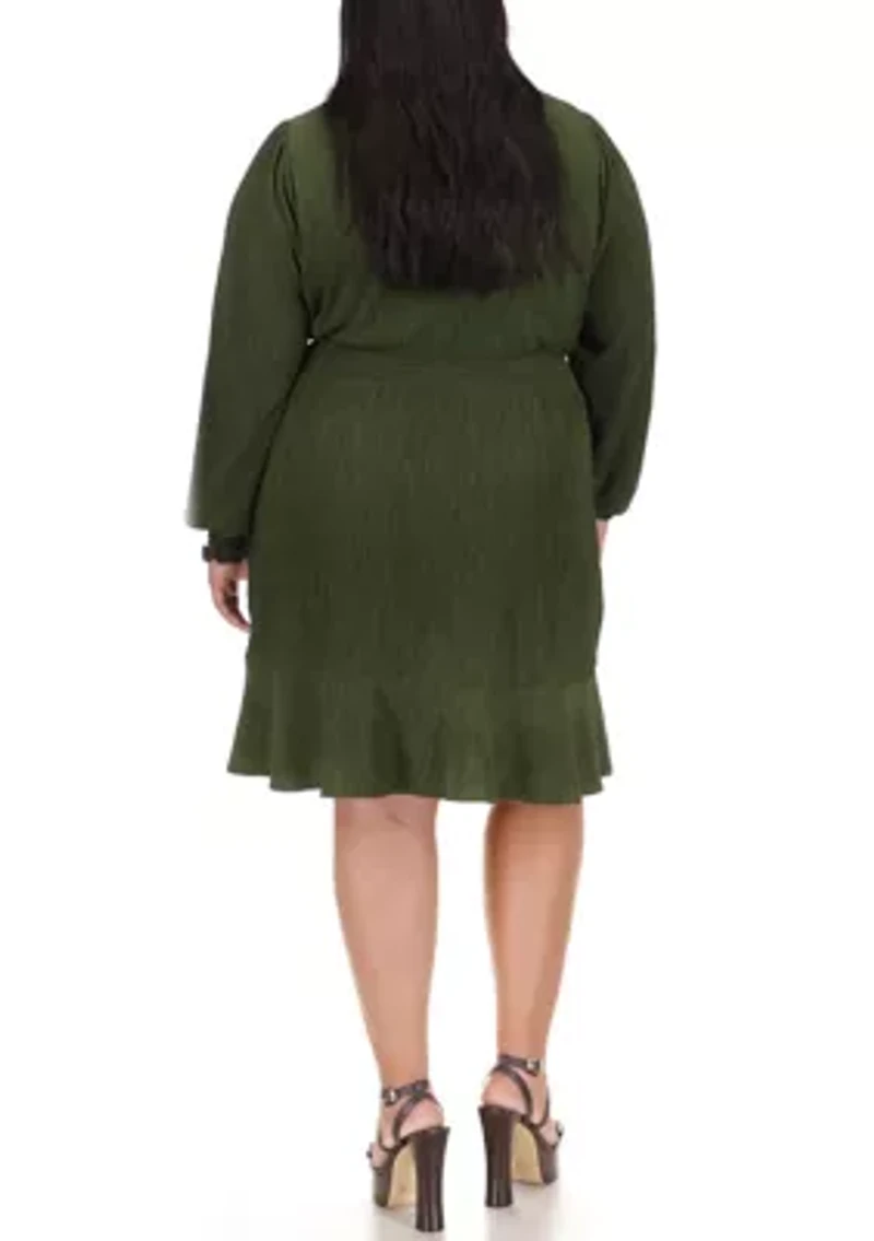 Plus Smocked Waist Dress