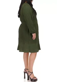 Plus Smocked Waist Dress
