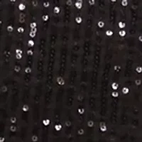 Plus Sequin Short Sleeve Top