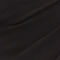 Plus Solid Tie Faux Wrap Dress