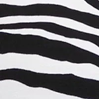 Plus Zebra Border Top