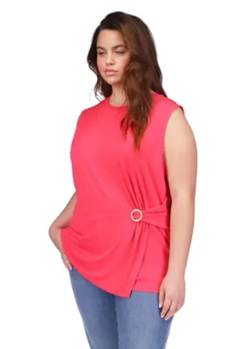 Plus Ring Twist Top