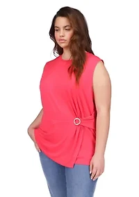 Plus Ring Twist Top
