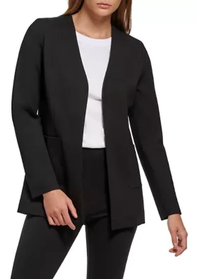 Women's V-Neck Ponte Blazer