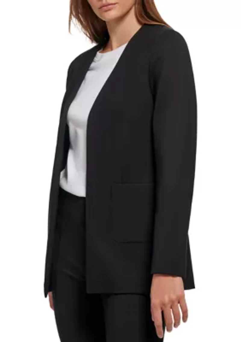 Women's V-Neck Ponte Blazer