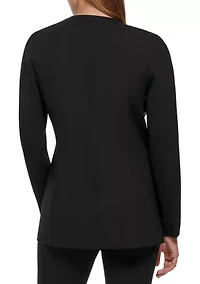 Women's V-Neck Ponte Blazer
