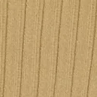 Plus Long Sleeve Twist Front Rib Cut Out Top