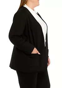 Plus Ponte Blazer