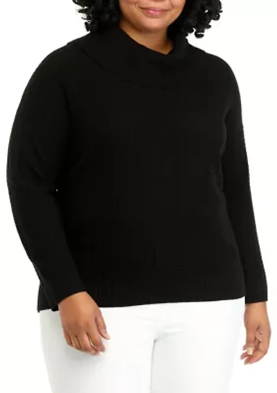 Plus Cowl Neck Sweater