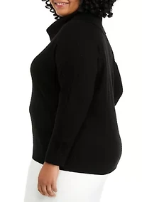 Plus Cowl Neck Sweater