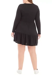 Plus Animal Printed Dress