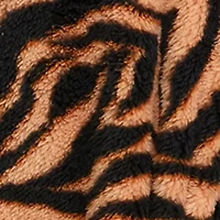 Juniors' Balloon Sleeve Zip Up Jacket with Printed Pocket