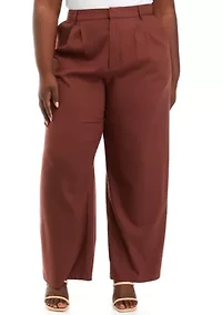 Plus Wide Leg Pants