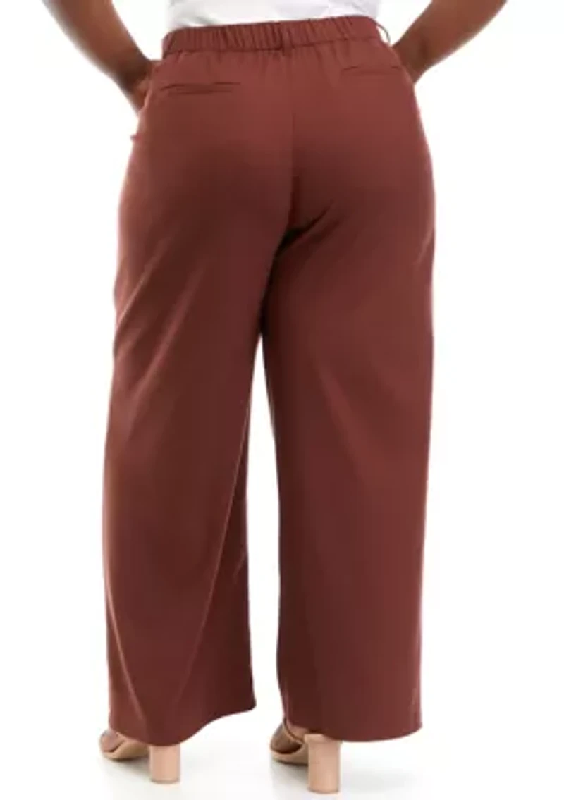 Plus Wide Leg Pants