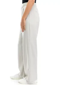 Juniors' Wide Leg Tailored Pants
